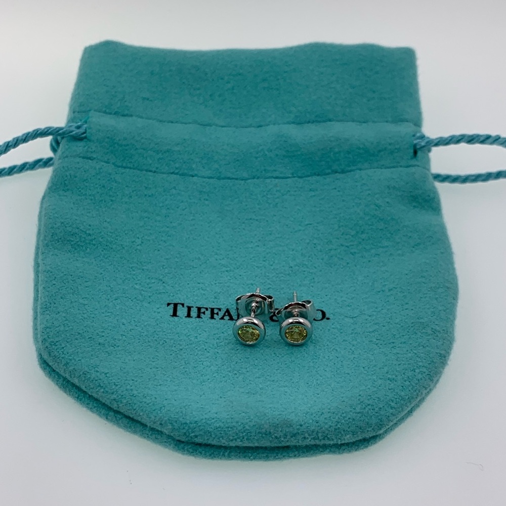 Tiffany&Co Color By The Yard Citrine Stud Earrings